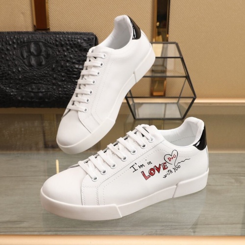 Replica Dolce & Gabbana D&G Casual Shoes For Men #851821 $85.00 USD for Wholesale