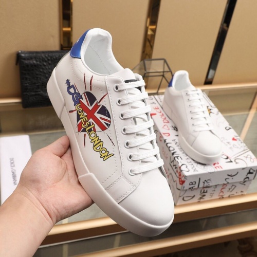 Replica Dolce & Gabbana D&G Casual Shoes For Men #851822 $85.00 USD for Wholesale