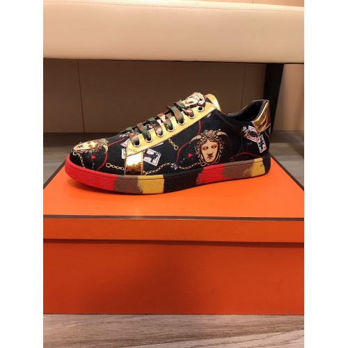 Replica Versace Casual Shoes For Men #851871 $72.00 USD for Wholesale