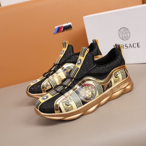 Replica Versace Casual Shoes For Men #851935 $92.00 USD for Wholesale