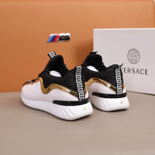 Replica Versace Casual Shoes For Men #851937 $92.00 USD for Wholesale