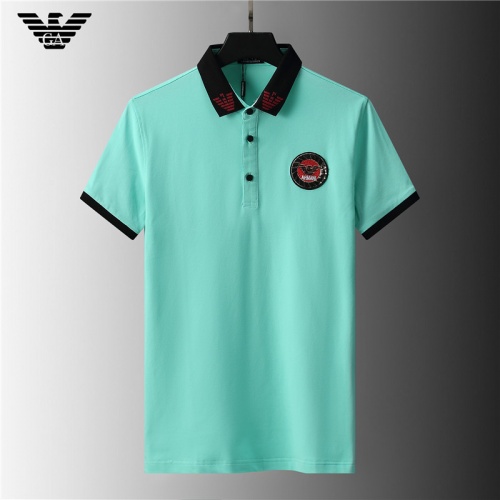 Armani T-Shirts Short Sleeved For Men #852034 $38.00 USD, Wholesale Replica Armani T-Shirts