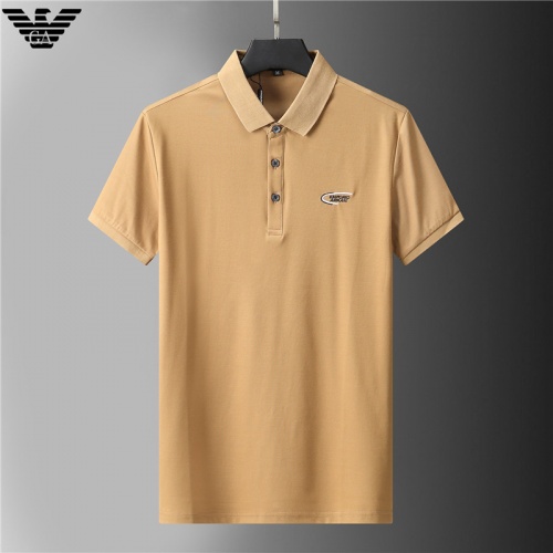 Armani T-Shirts Short Sleeved For Men #852036 $38.00 USD, Wholesale Replica Armani T-Shirts