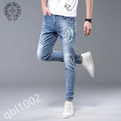 Replica Hermes Jeans For Men #852191 $48.00 USD for Wholesale