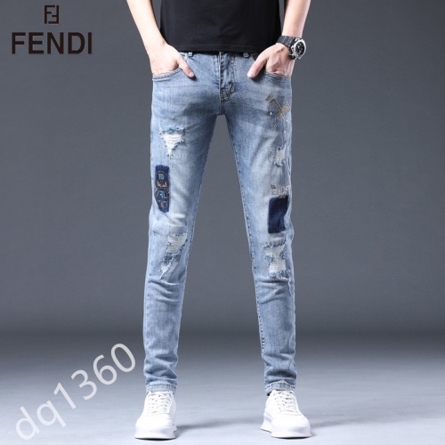 Fendi Jeans For Men #852214 $48.00 USD, Wholesale Replica Fendi Jeans