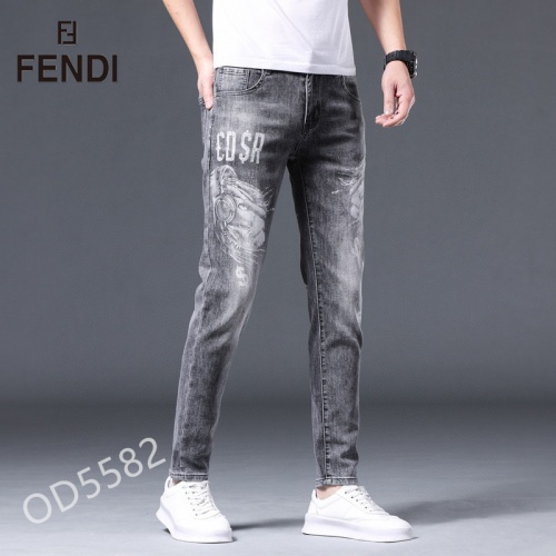 Fendi Jeans For Men #852242 $48.00 USD, Wholesale Replica Fendi Jeans