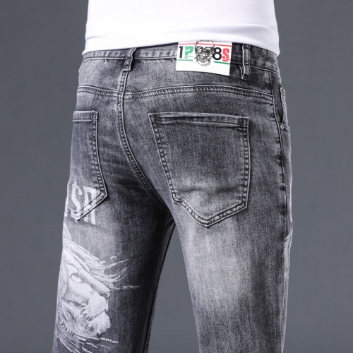 Replica Fendi Jeans For Men #852242 $48.00 USD for Wholesale