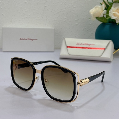 Salvatore Ferragamo AAA Quality Sunglasses #852311 $66.00 USD, Wholesale Replica Salvatore Ferragamo AAA Quality Sunglasses