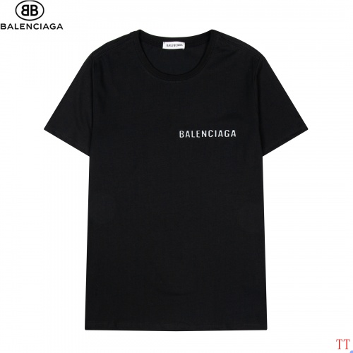 Replica Balenciaga T-Shirts Short Sleeved For Men #852511 $29.00 USD for Wholesale
