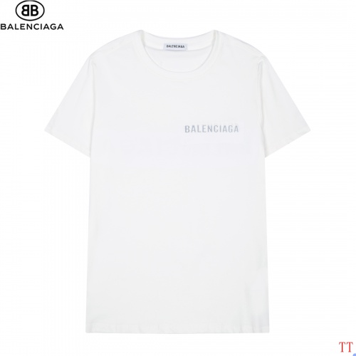Replica Balenciaga T-Shirts Short Sleeved For Men #852513 $29.00 USD for Wholesale