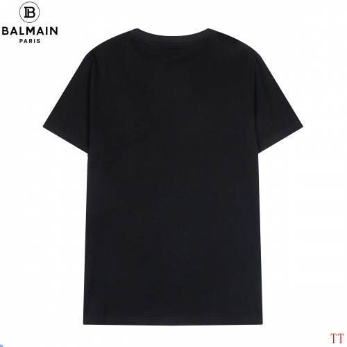 Replica Balmain T-Shirts Short Sleeved For Men #852518 $29.00 USD for Wholesale