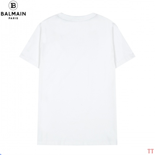 Replica Balmain T-Shirts Short Sleeved For Men #852519 $29.00 USD for Wholesale