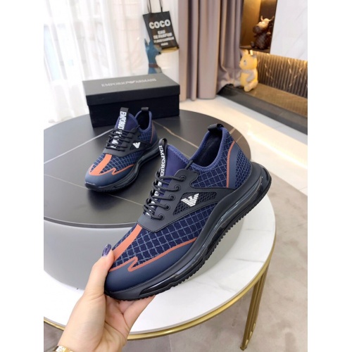 Replica Armani Casual Shoes For Men #852593 $80.00 USD for Wholesale