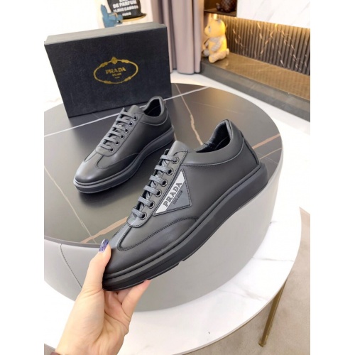 Replica Prada Casual Shoes For Men #852598 $80.00 USD for Wholesale