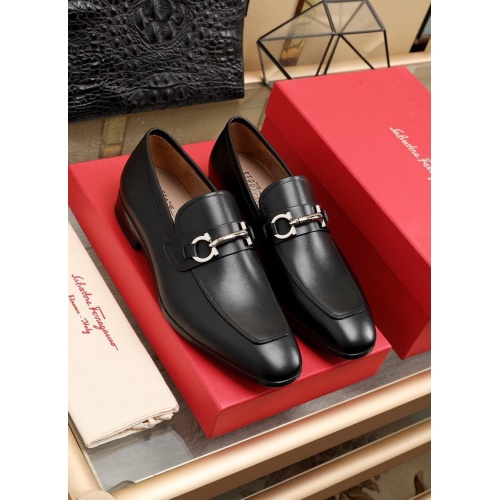 Ferragamo Leather Shoes For Men #852622 $125.00 USD, Wholesale Replica Salvatore Ferragamo Leather Shoes