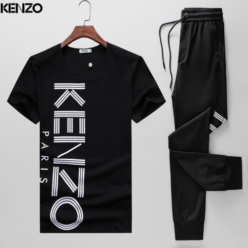 kenzo Tracksuits Short Sleeved For Men #852724 $60.00 USD, Wholesale Replica Kenzo Tracksuits