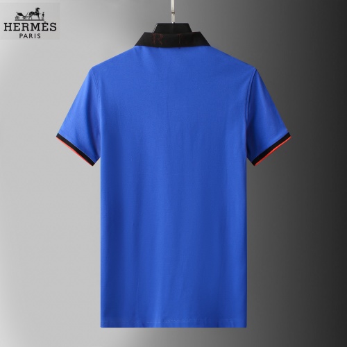 Replica Hermes T-Shirts Short Sleeved For Men #852772 $38.00 USD for Wholesale