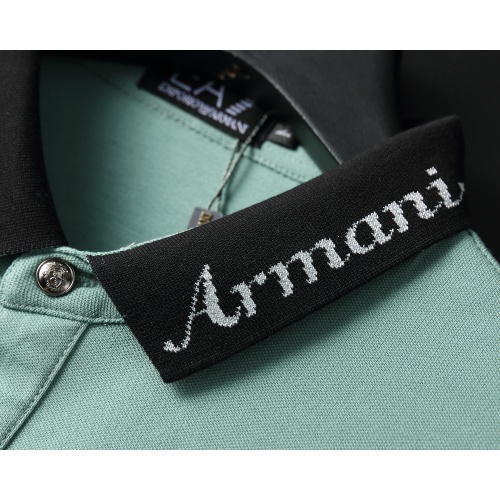 Replica Armani T-Shirts Short Sleeved For Men #852773 $38.00 USD for Wholesale