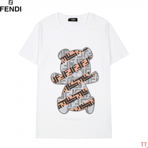 Fendi T-Shirts Short Sleeved For Men #852849 $32.00 USD, Wholesale Replica Fendi T-Shirts