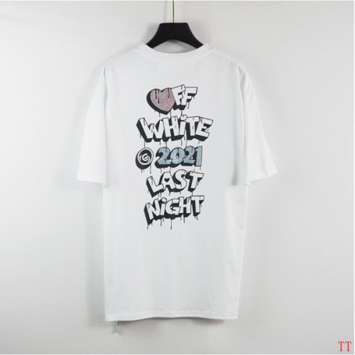 Off-White T-Shirts Short Sleeved For Men #852949 $32.00 USD, Wholesale Replica Off-White T-Shirts