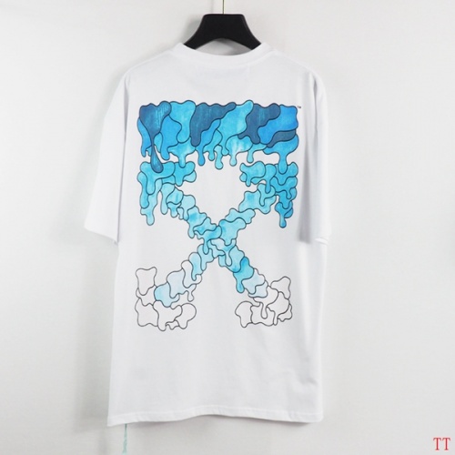 Off-White T-Shirts Short Sleeved For Men #852951 $29.00 USD, Wholesale Replica Off-White T-Shirts