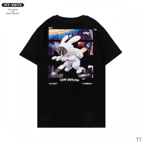 Off-White T-Shirts Short Sleeved For Men #852954 $27.00 USD, Wholesale Replica Off-White T-Shirts