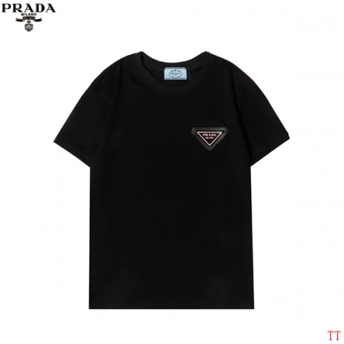 Prada T-Shirts Short Sleeved For Men #852974 $27.00 USD, Wholesale Replica Prada T-Shirts
