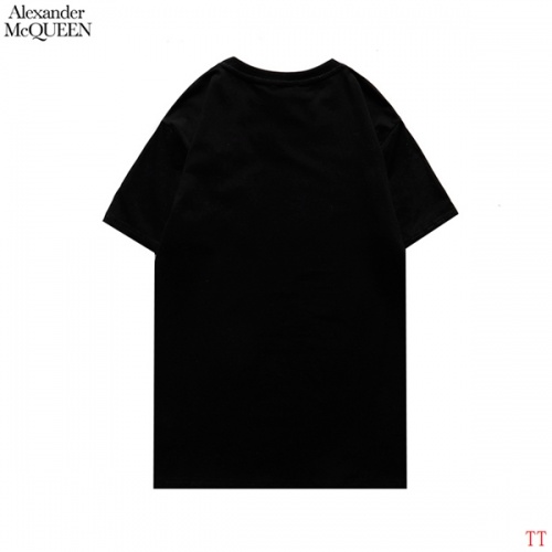 Replica Alexander McQueen T-shirts Short Sleeved For Men #852993 $27.00 USD for Wholesale