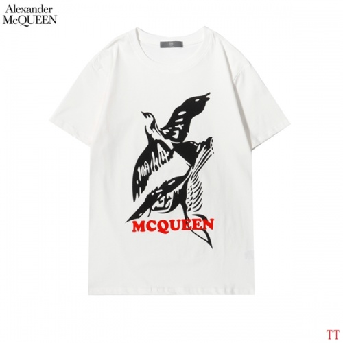 Alexander McQueen T-shirts Short Sleeved For Men #852994 $27.00 USD, Wholesale Replica Alexander McQueen T-shirts