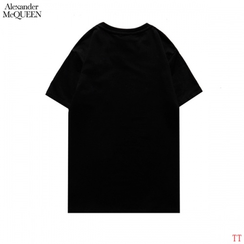 Replica Alexander McQueen T-shirts Short Sleeved For Men #852995 $27.00 USD for Wholesale
