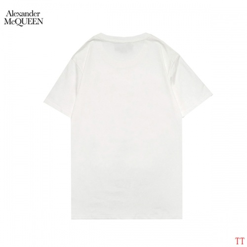 Replica Alexander McQueen T-shirts Short Sleeved For Men #852997 $27.00 USD for Wholesale