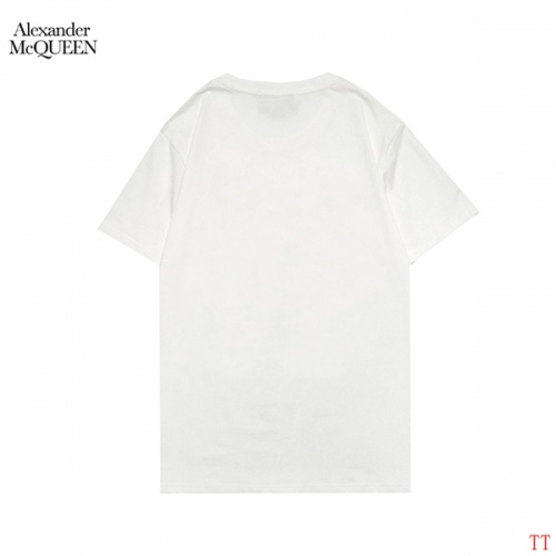 Replica Alexander McQueen T-shirts Short Sleeved For Men #852999 $27.00 USD for Wholesale
