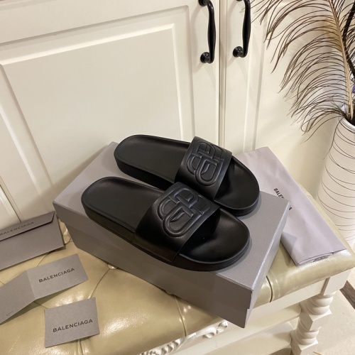 Replica Balenciaga Slippers For Men #853005 $62.00 USD for Wholesale