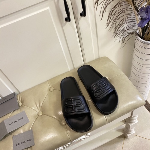 Replica Balenciaga Slippers For Men #853005 $62.00 USD for Wholesale