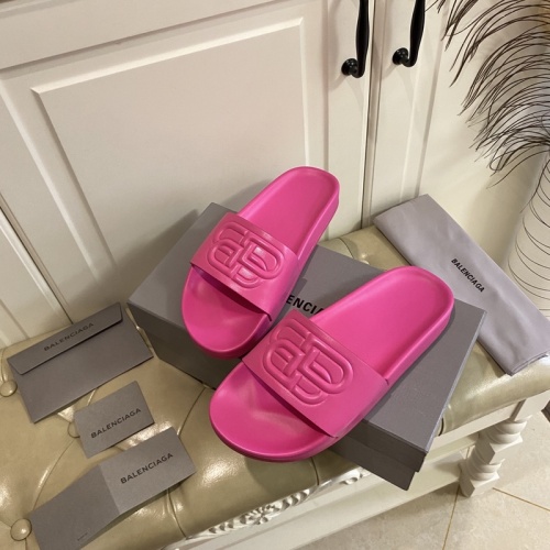 Replica Balenciaga Slippers For Women #853008 $62.00 USD for Wholesale