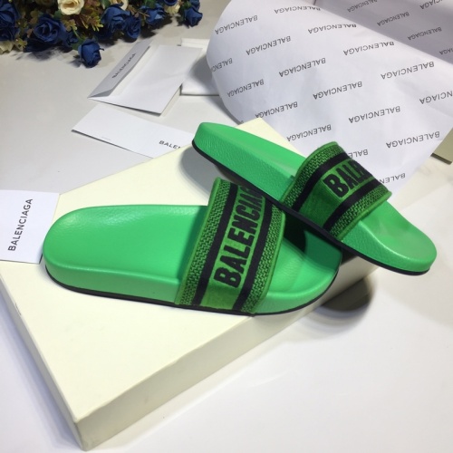 Replica Balenciaga Slippers For Men #853013 $60.00 USD for Wholesale