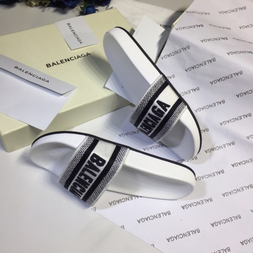 Replica Balenciaga Slippers For Women #853015 $60.00 USD for Wholesale