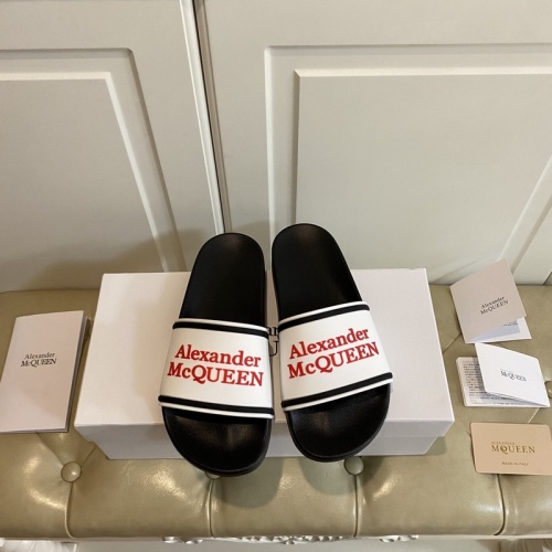Alexander McQueen Slippers For Men #853033 $45.00 USD, Wholesale Replica Alexander McQueen Slippers