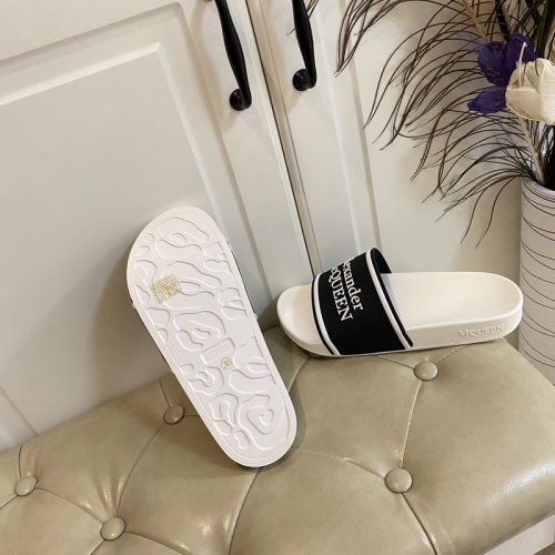 Replica Alexander McQueen Slippers For Women #853036 $45.00 USD for Wholesale