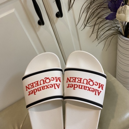Replica Alexander McQueen Slippers For Women #853038 $45.00 USD for Wholesale