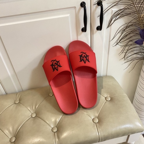 Replica Alexander McQueen Slippers For Women #853043 $45.00 USD for Wholesale