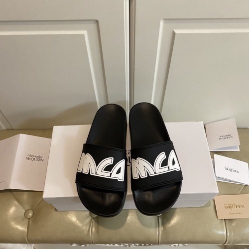 Alexander McQueen Slippers For Men #853047 $45.00 USD, Wholesale Replica Alexander McQueen Slippers