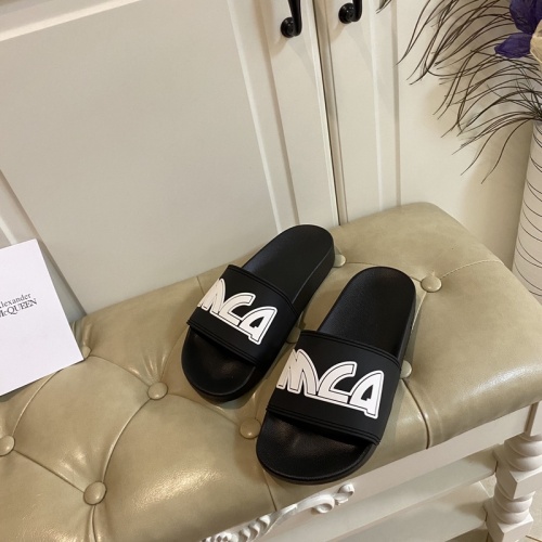 Replica Alexander McQueen Slippers For Men #853047 $45.00 USD for Wholesale