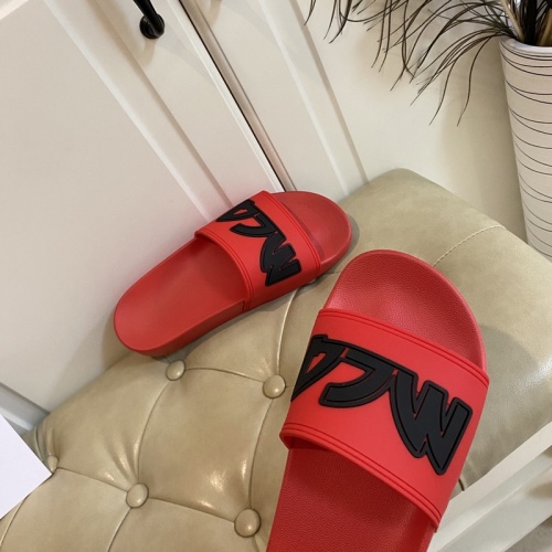 Replica Alexander McQueen Slippers For Men #853048 $45.00 USD for Wholesale