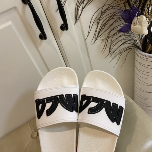 Replica Alexander McQueen Slippers For Men #853049 $45.00 USD for Wholesale