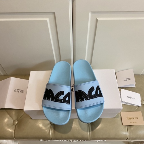 Alexander McQueen Slippers For Women #853050 $45.00 USD, Wholesale Replica Alexander McQueen Slippers