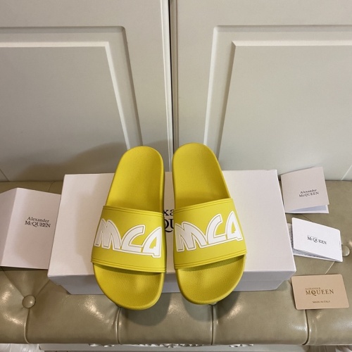 Alexander McQueen Slippers For Women #853051 $45.00 USD, Wholesale Replica Alexander McQueen Slippers