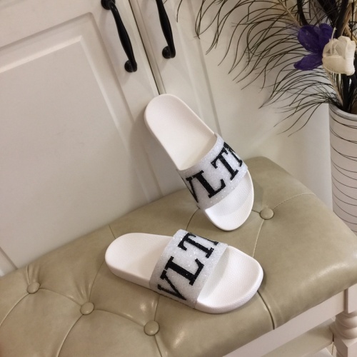 Replica Valentino Slippers For Women #853057 $60.00 USD for Wholesale