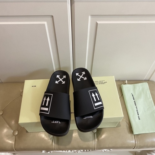 Off-White Slippers For Men #853070 $43.00 USD, Wholesale Replica Off-White Slippers