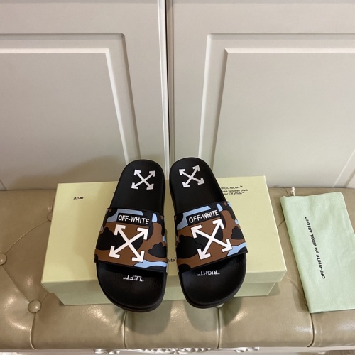 Off-White Slippers For Men #853079 $43.00 USD, Wholesale Replica Off-White Slippers